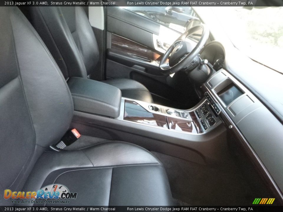 2013 Jaguar XF 3.0 AWD Stratus Grey Metallic / Warm Charcoal Photo #4