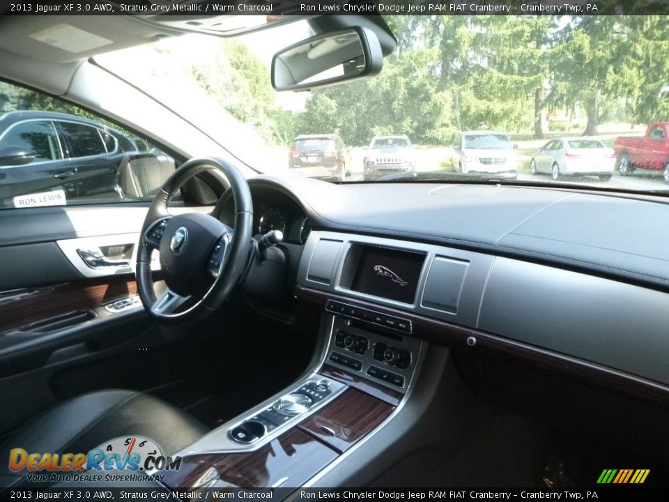 2013 Jaguar XF 3.0 AWD Stratus Grey Metallic / Warm Charcoal Photo #5