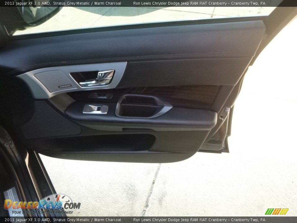 2013 Jaguar XF 3.0 AWD Stratus Grey Metallic / Warm Charcoal Photo #7
