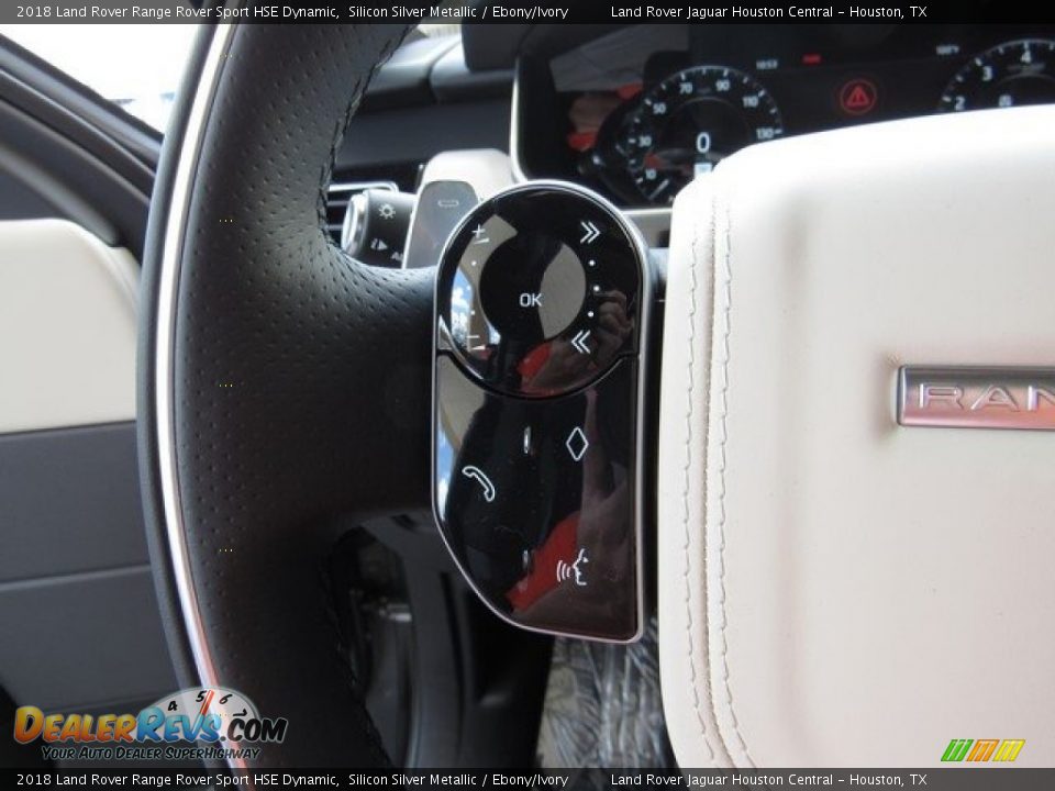 2018 Land Rover Range Rover Sport HSE Dynamic Silicon Silver Metallic / Ebony/Ivory Photo #28