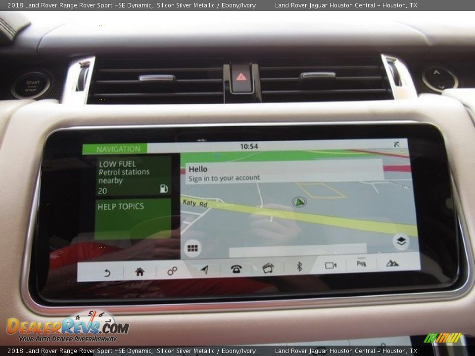 2018 Land Rover Range Rover Sport HSE Dynamic Silicon Silver Metallic / Ebony/Ivory Photo #32