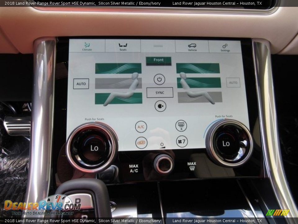 2018 Land Rover Range Rover Sport HSE Dynamic Silicon Silver Metallic / Ebony/Ivory Photo #34