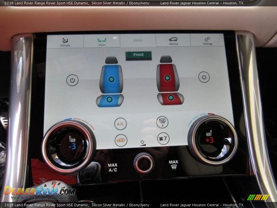 2018 Land Rover Range Rover Sport HSE Dynamic Silicon Silver Metallic / Ebony/Ivory Photo #35