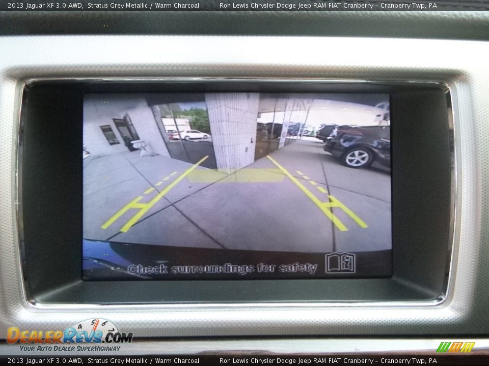 2013 Jaguar XF 3.0 AWD Stratus Grey Metallic / Warm Charcoal Photo #18