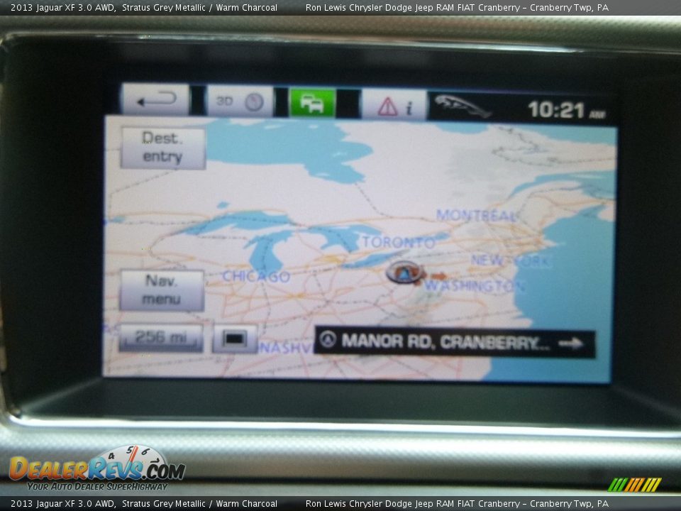 2013 Jaguar XF 3.0 AWD Stratus Grey Metallic / Warm Charcoal Photo #19