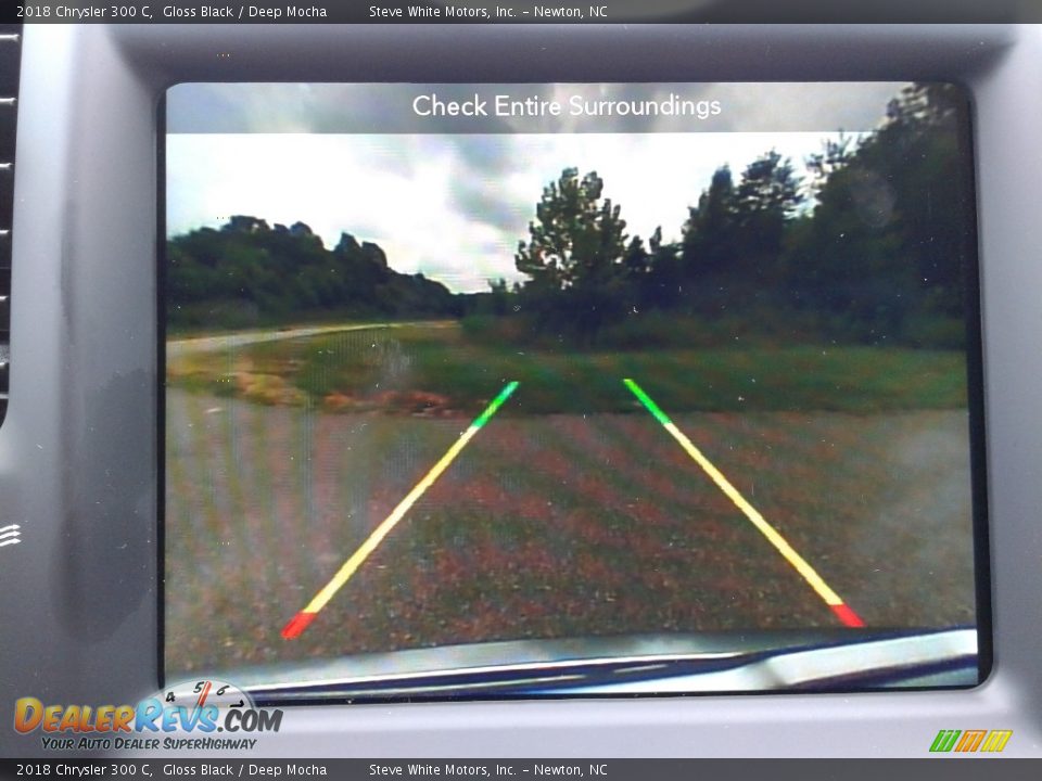 2018 Chrysler 300 C Gloss Black / Deep Mocha Photo #21