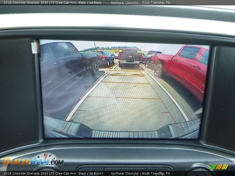 2018 Chevrolet Silverado 1500 LTZ Crew Cab 4x4 Black / Jet Black Photo #18