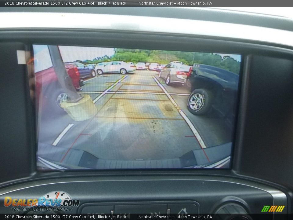 2018 Chevrolet Silverado 1500 LTZ Crew Cab 4x4 Black / Jet Black Photo #16