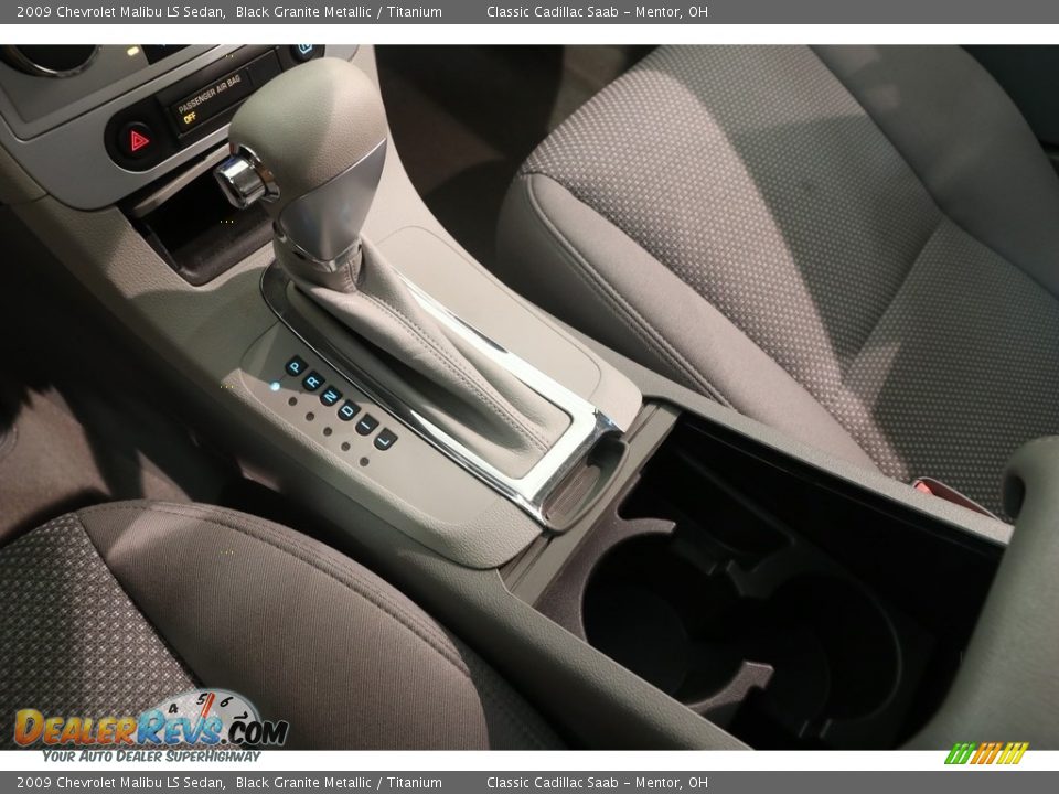 2009 Chevrolet Malibu LS Sedan Black Granite Metallic / Titanium Photo #11