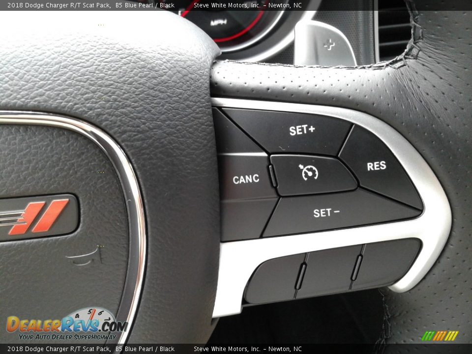 2018 Dodge Charger R/T Scat Pack B5 Blue Pearl / Black Photo #18