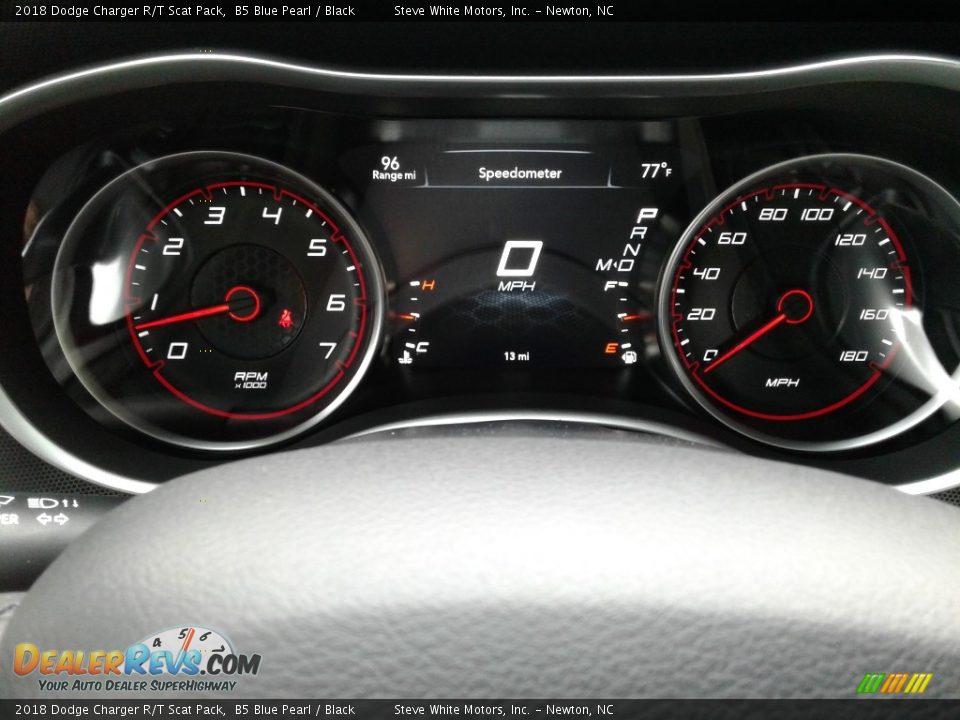 2018 Dodge Charger R/T Scat Pack B5 Blue Pearl / Black Photo #19