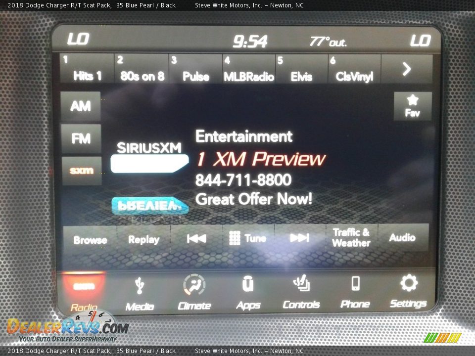 2018 Dodge Charger R/T Scat Pack B5 Blue Pearl / Black Photo #21