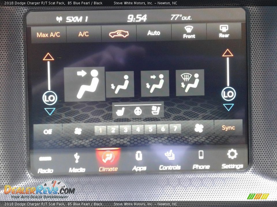 2018 Dodge Charger R/T Scat Pack B5 Blue Pearl / Black Photo #23