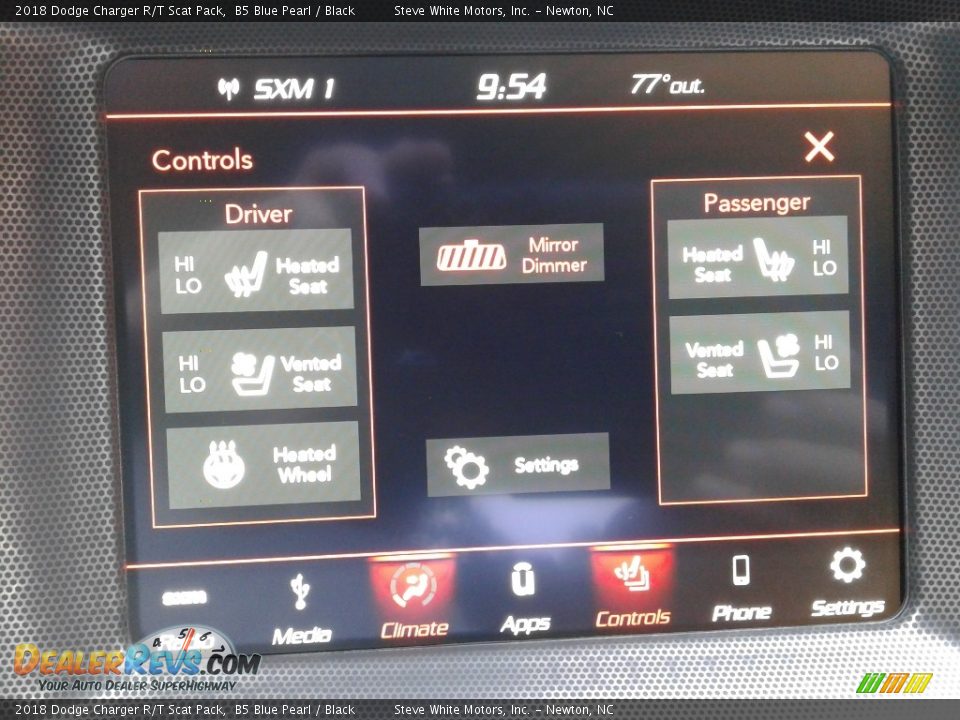 2018 Dodge Charger R/T Scat Pack B5 Blue Pearl / Black Photo #24