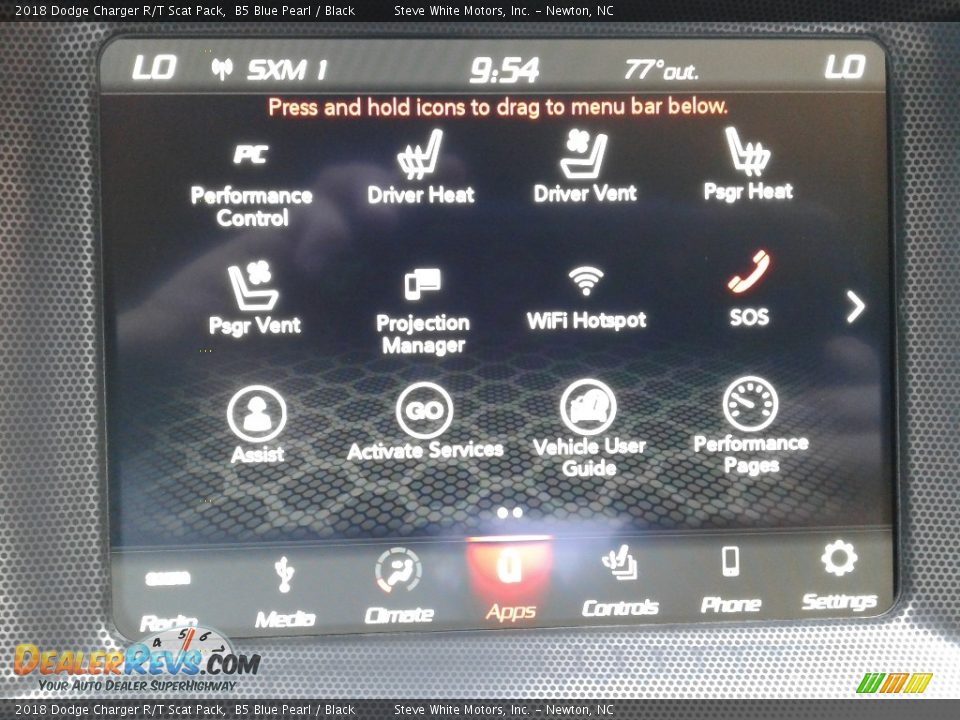 2018 Dodge Charger R/T Scat Pack B5 Blue Pearl / Black Photo #25