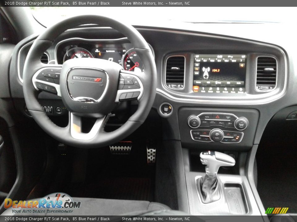 2018 Dodge Charger R/T Scat Pack B5 Blue Pearl / Black Photo #30