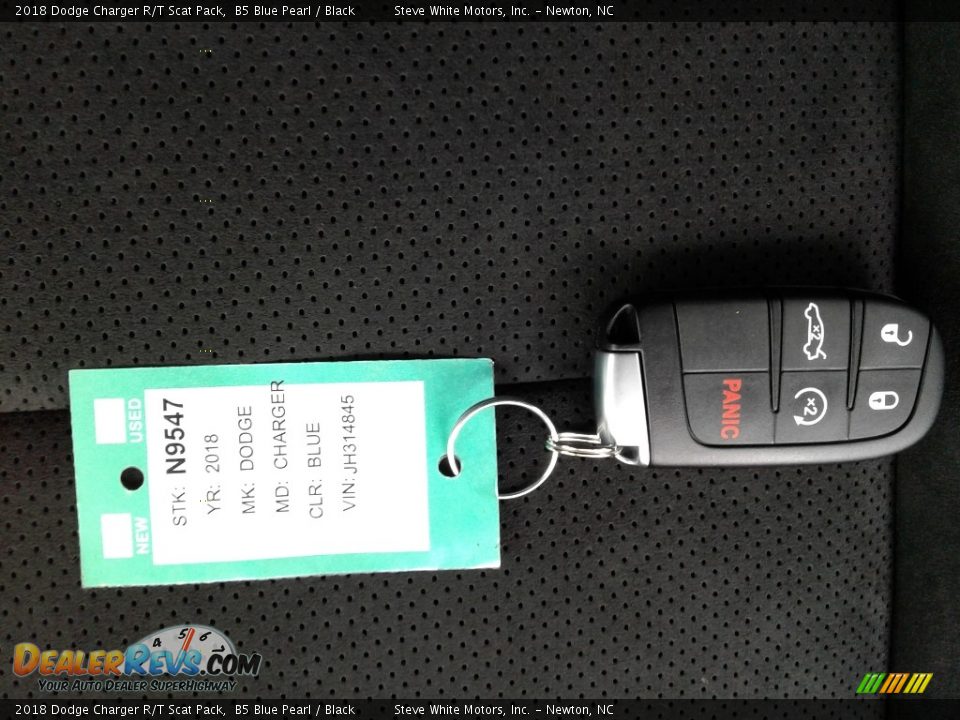 2018 Dodge Charger R/T Scat Pack B5 Blue Pearl / Black Photo #31