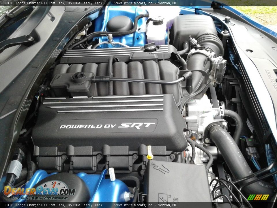 2018 Dodge Charger R/T Scat Pack B5 Blue Pearl / Black Photo #32