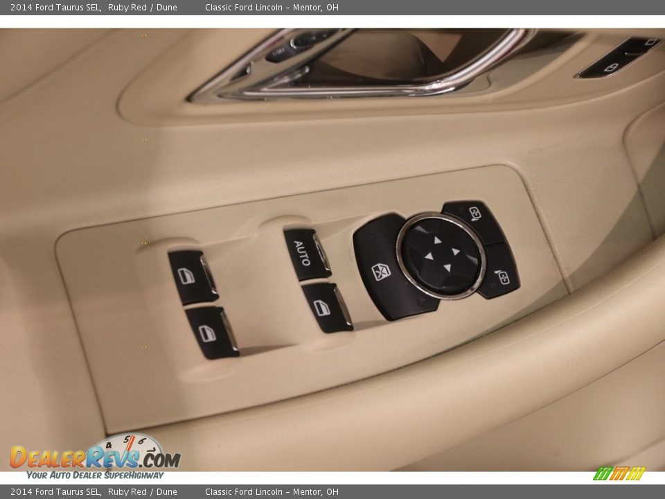 2014 Ford Taurus SEL Ruby Red / Dune Photo #5