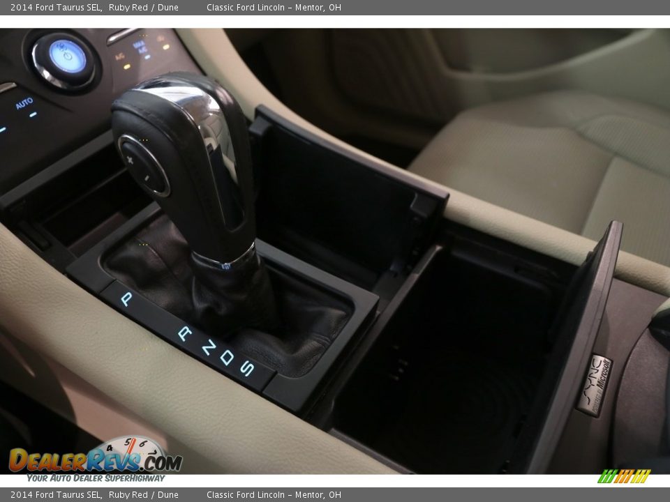 2014 Ford Taurus SEL Ruby Red / Dune Photo #20