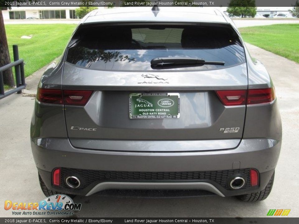 2018 Jaguar E-PACE S Corris Grey Metallic / Ebony/Ebony Photo #8