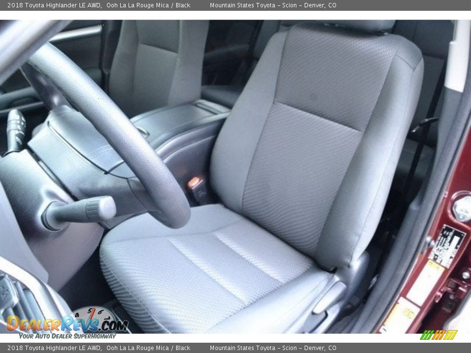 2018 Toyota Highlander LE AWD Ooh La La Rouge Mica / Black Photo #7