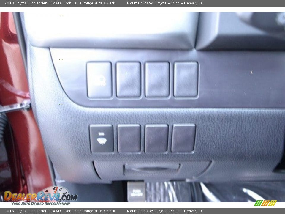 2018 Toyota Highlander LE AWD Ooh La La Rouge Mica / Black Photo #27