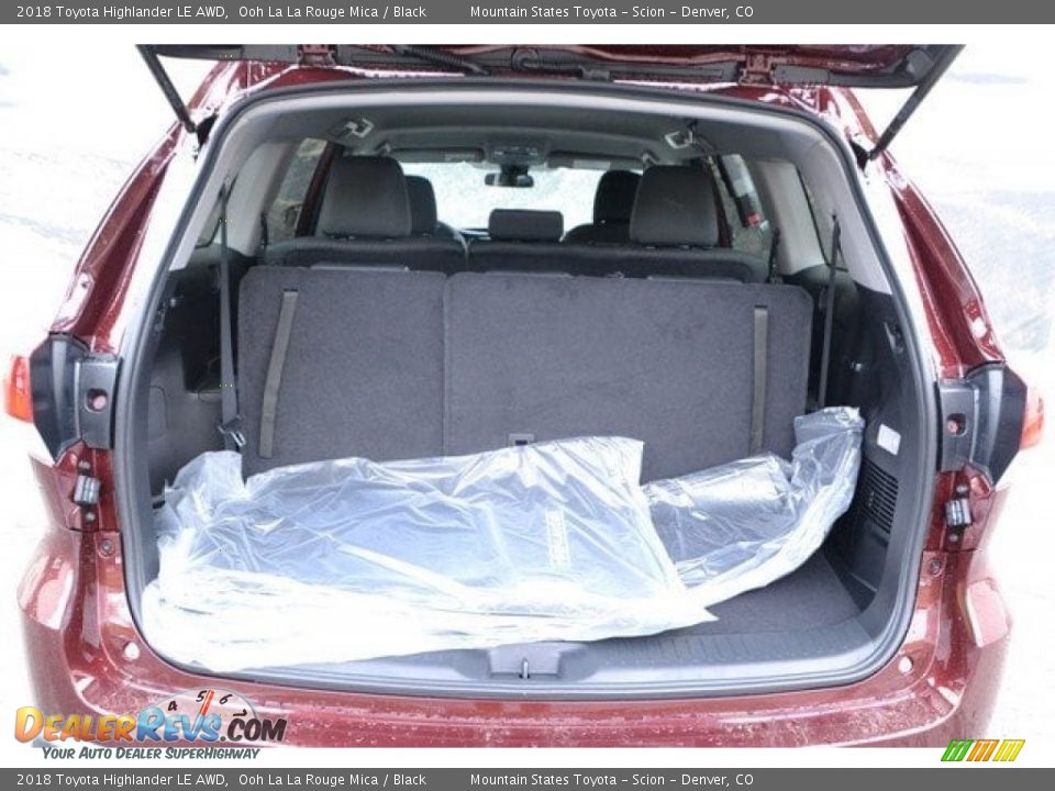 2018 Toyota Highlander LE AWD Ooh La La Rouge Mica / Black Photo #32