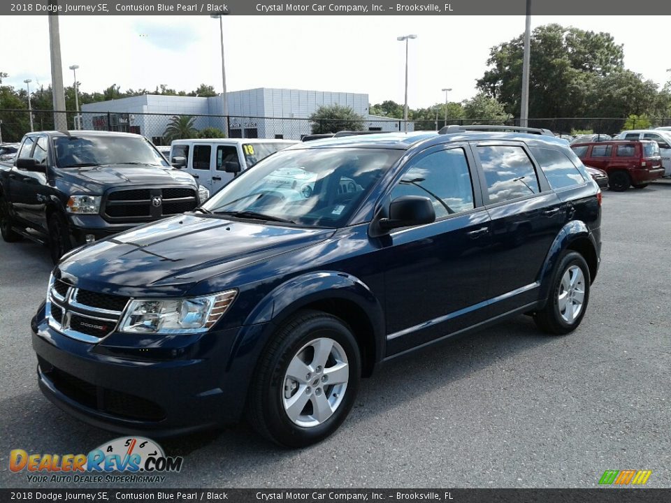 2018 Dodge Journey SE Contusion Blue Pearl / Black Photo #1