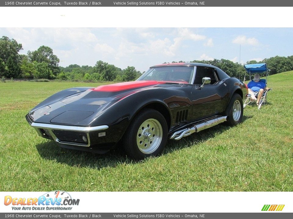 1968 Chevrolet Corvette Coupe Tuxedo Black / Black Photo #6