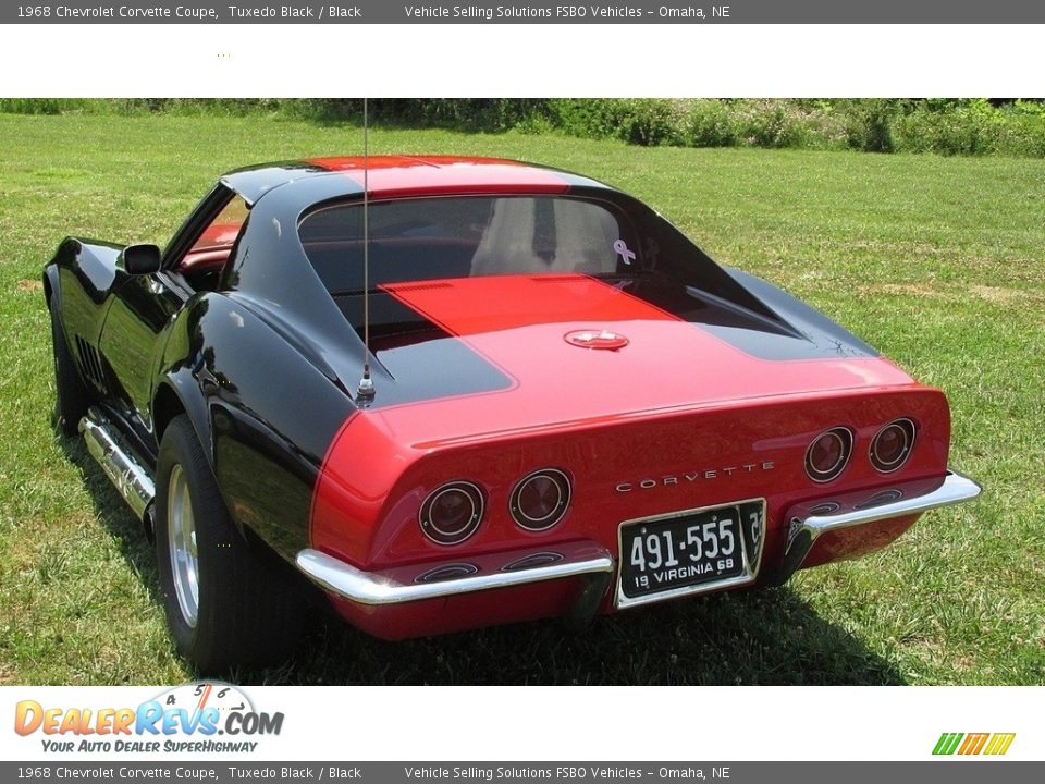 1968 Chevrolet Corvette Coupe Tuxedo Black / Black Photo #8