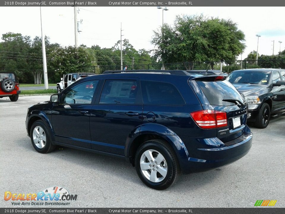 2018 Dodge Journey SE Contusion Blue Pearl / Black Photo #3