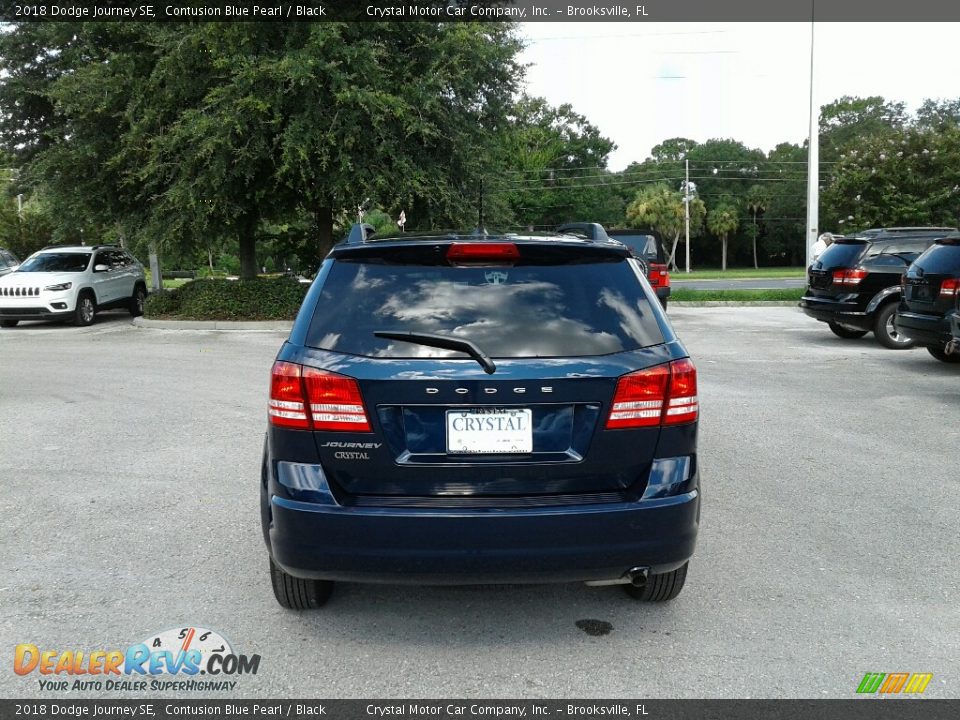 2018 Dodge Journey SE Contusion Blue Pearl / Black Photo #4