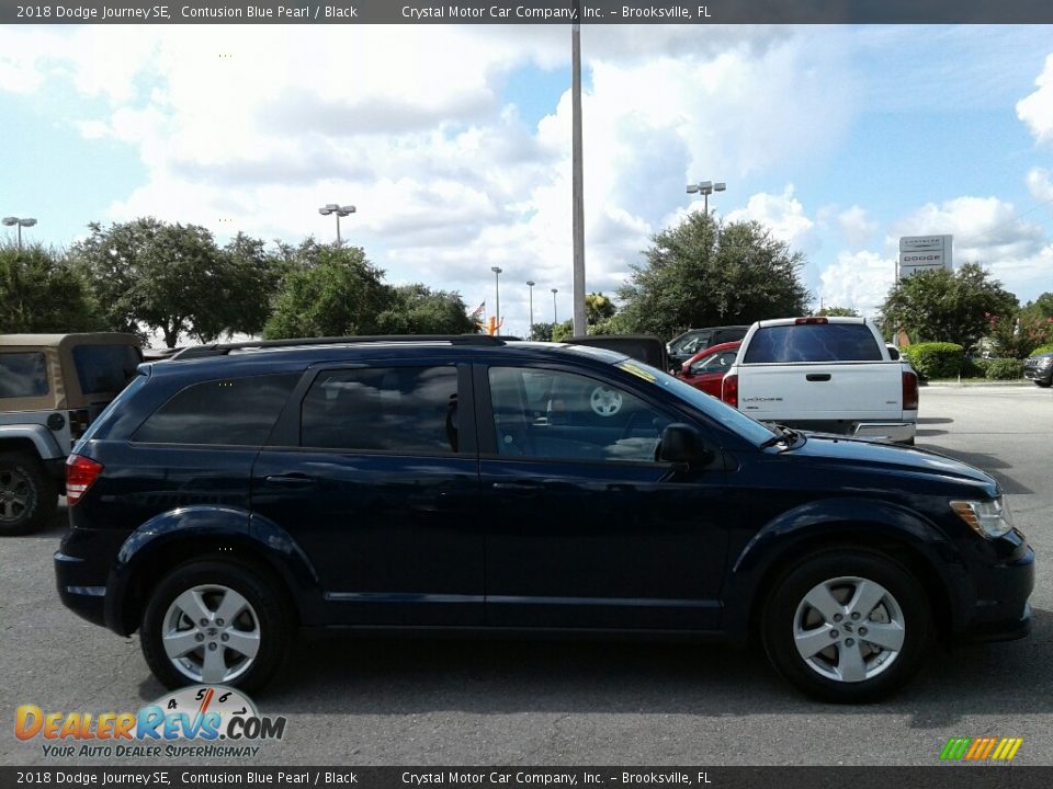 2018 Dodge Journey SE Contusion Blue Pearl / Black Photo #6