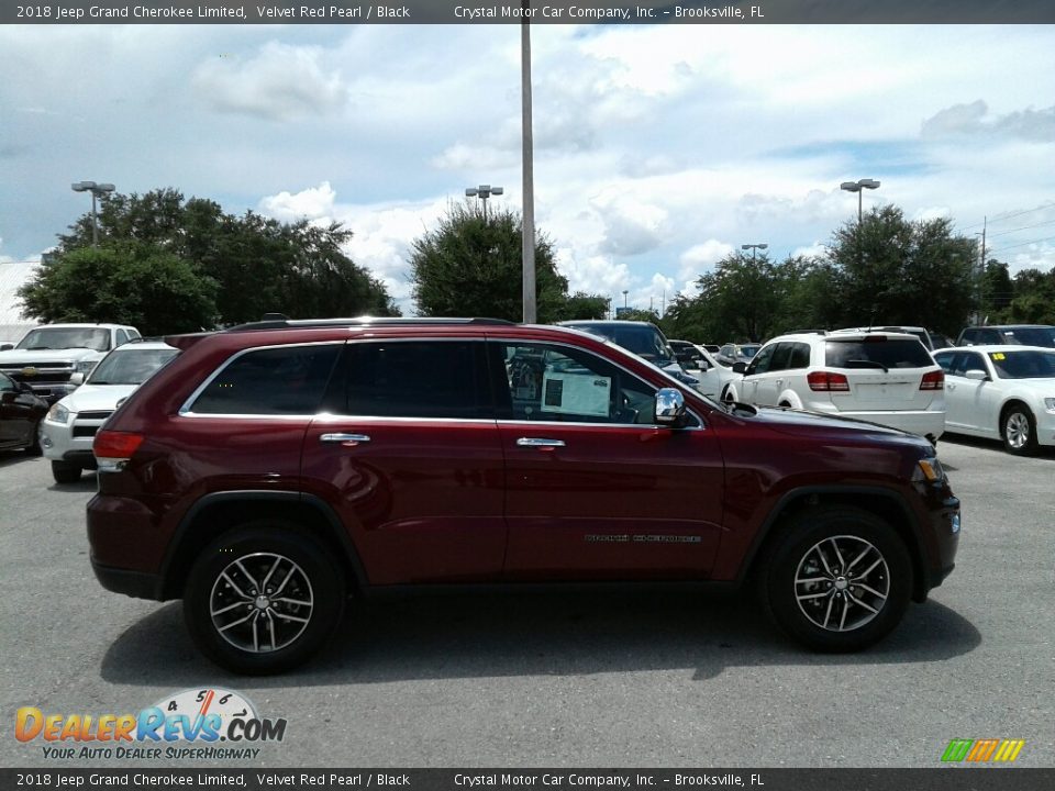 2018 Jeep Grand Cherokee Limited Velvet Red Pearl / Black Photo #6