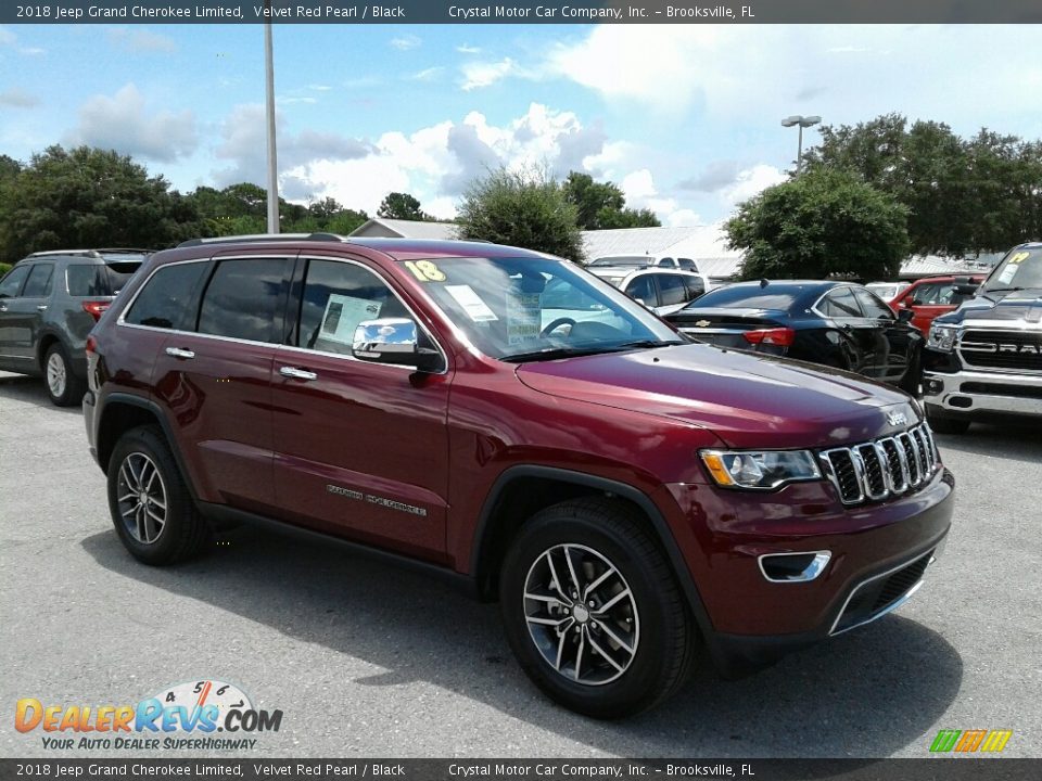 2018 Jeep Grand Cherokee Limited Velvet Red Pearl / Black Photo #7