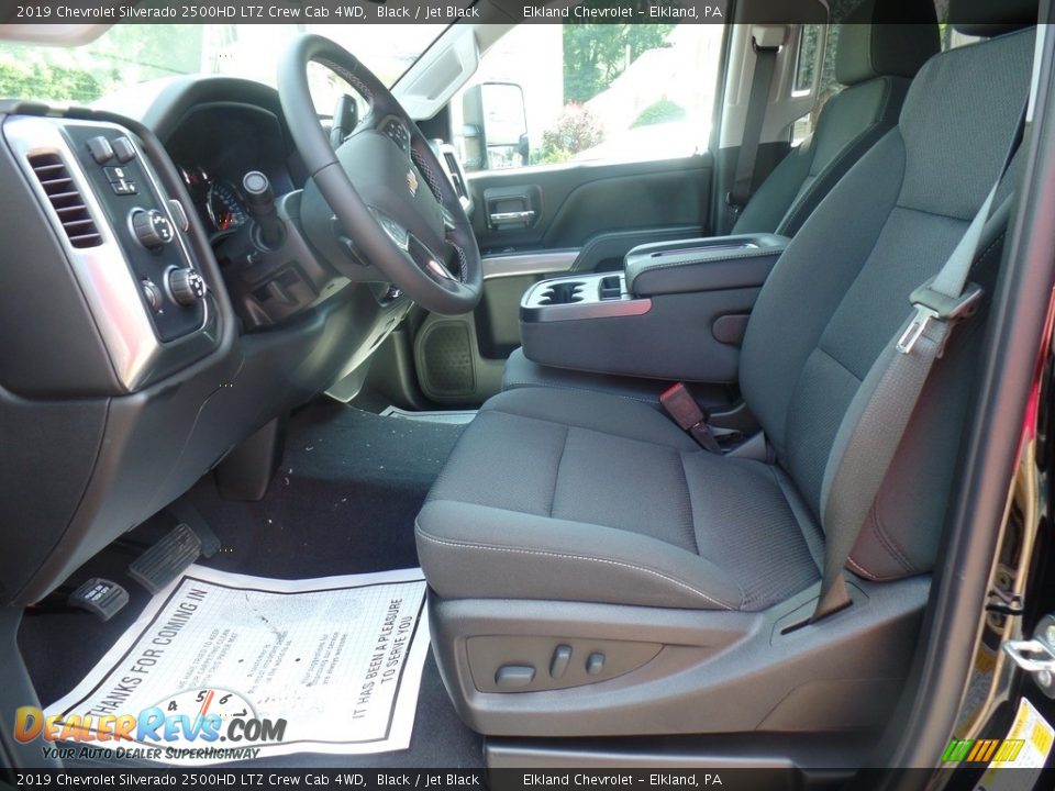 Jet Black Interior - 2019 Chevrolet Silverado 2500HD LTZ Crew Cab 4WD Photo #18