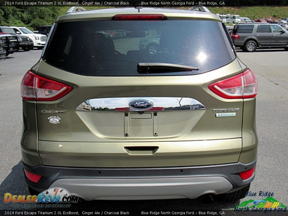 2014 Ford Escape Titanium 2.0L EcoBoost Ginger Ale / Charcoal Black Photo #4