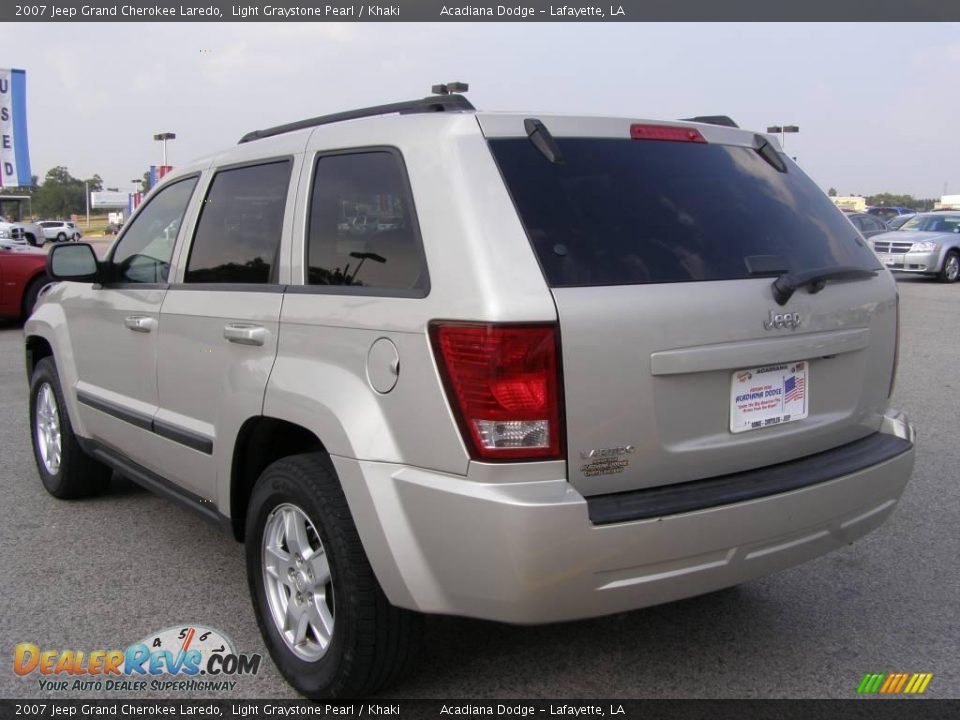 2007 Jeep Grand Cherokee Laredo Light Graystone Pearl / Khaki Photo #5
