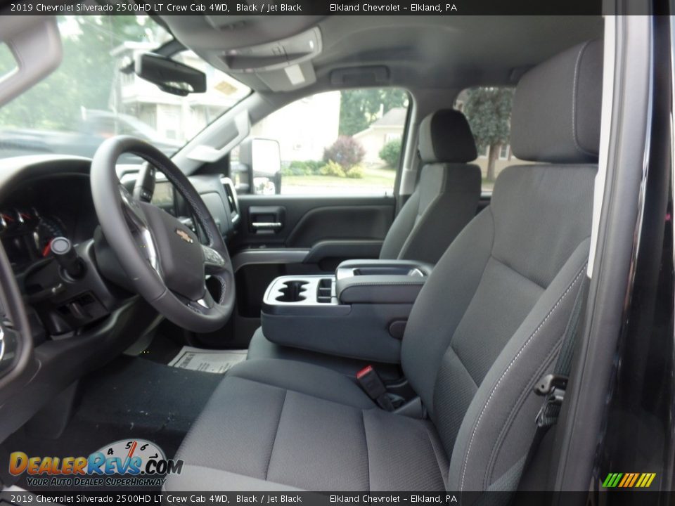 Jet Black Interior - 2019 Chevrolet Silverado 2500HD LT Crew Cab 4WD Photo #21