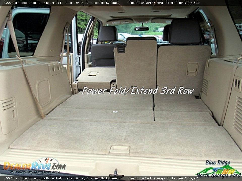 2007 Ford Expedition Eddie Bauer 4x4 Oxford White / Charcoal Black/Camel Photo #17