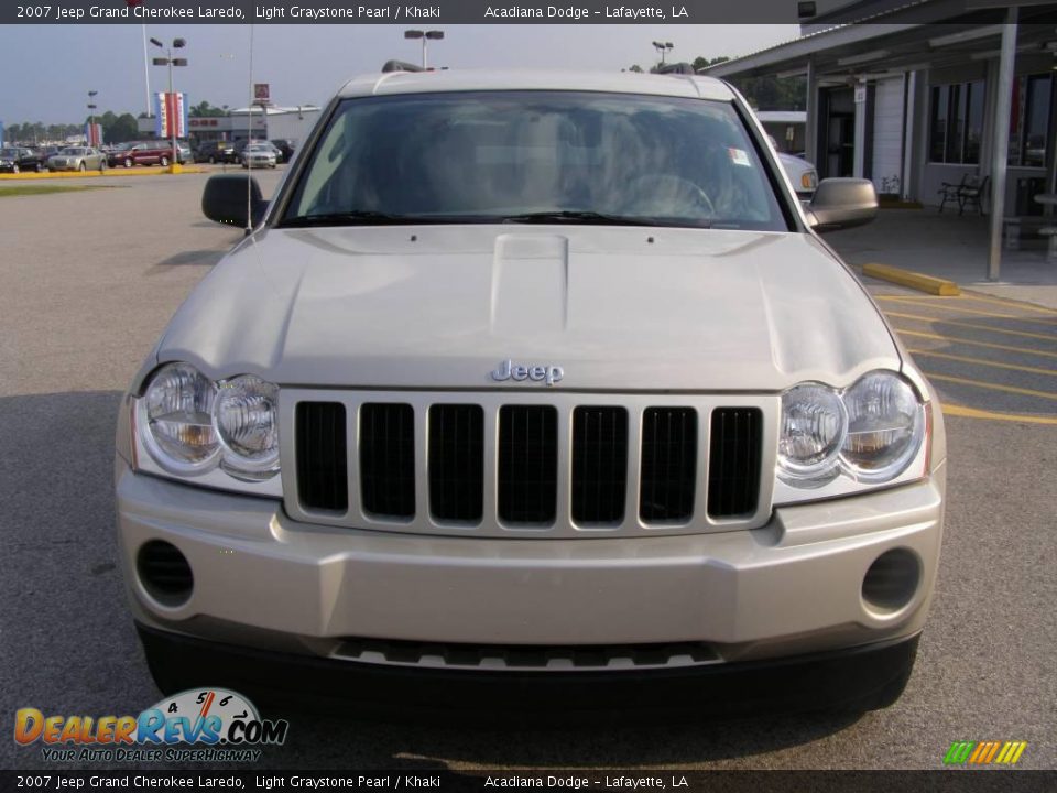 2007 Jeep Grand Cherokee Laredo Light Graystone Pearl / Khaki Photo #8