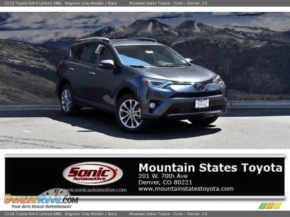 2018 Toyota RAV4 Limited AWD Magnetic Gray Metallic / Black Photo #1