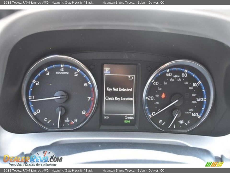 2018 Toyota RAV4 Limited AWD Magnetic Gray Metallic / Black Photo #30