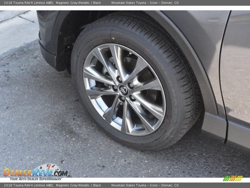 2018 Toyota RAV4 Limited AWD Magnetic Gray Metallic / Black Photo #33