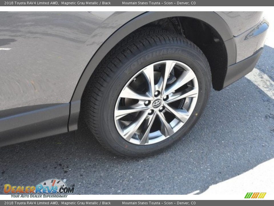 2018 Toyota RAV4 Limited AWD Magnetic Gray Metallic / Black Photo #34