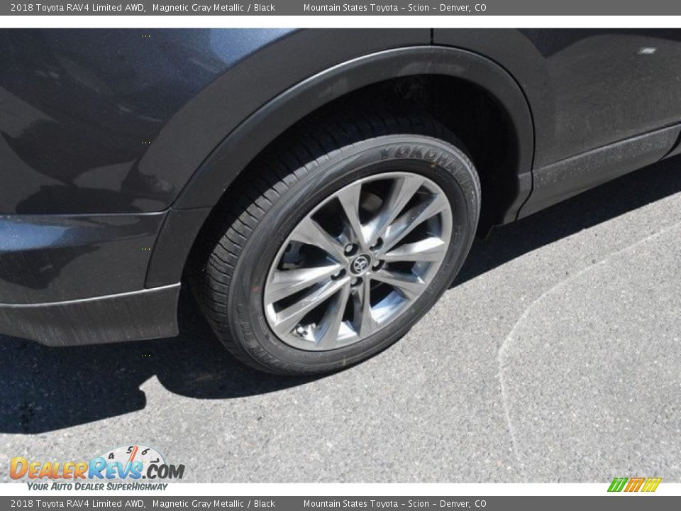 2018 Toyota RAV4 Limited AWD Magnetic Gray Metallic / Black Photo #35