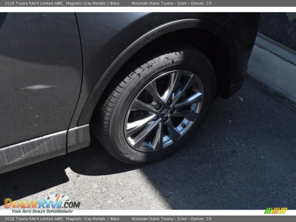 2018 Toyota RAV4 Limited AWD Magnetic Gray Metallic / Black Photo #36