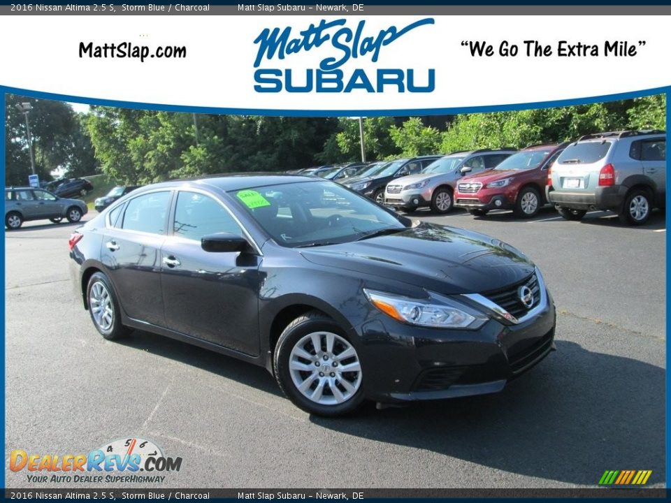 2016 Nissan Altima 2.5 S Storm Blue / Charcoal Photo #1
