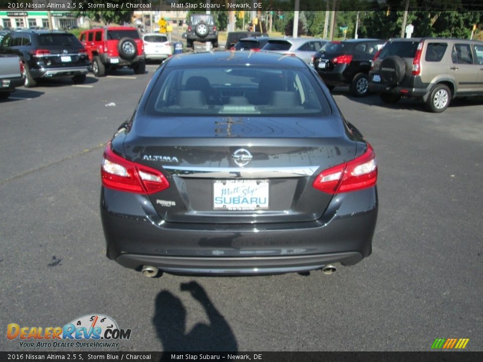 2016 Nissan Altima 2.5 S Storm Blue / Charcoal Photo #7